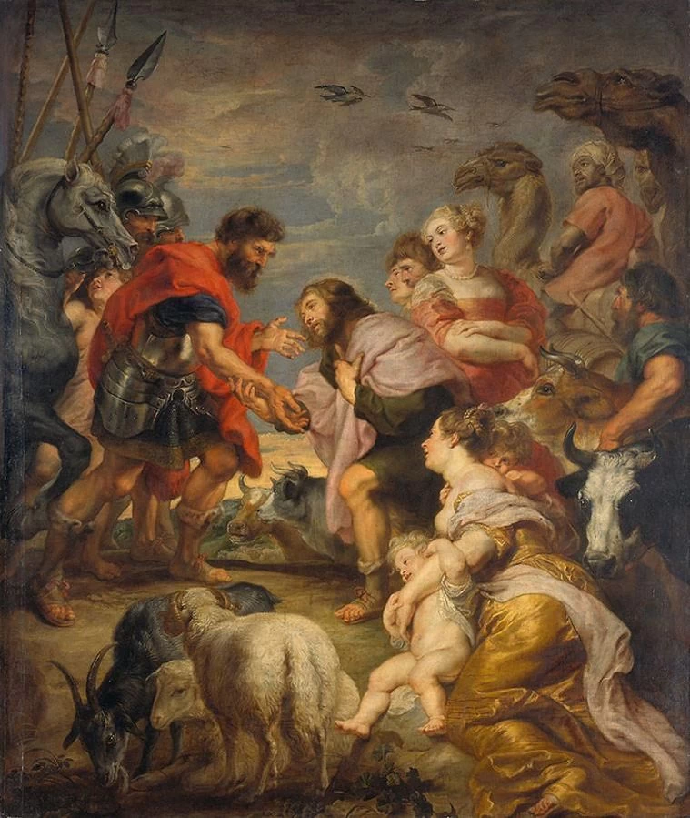 La riconciliazione di Giacobbe ed Esaù - Bavarian State Painting Collections